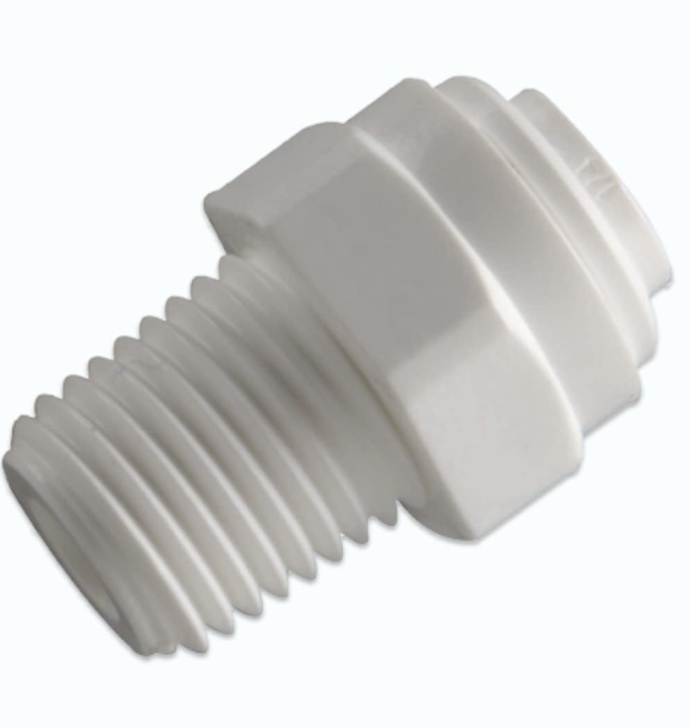 Male Adapter Connector 3/8 in NPT x OD, 3/8 in