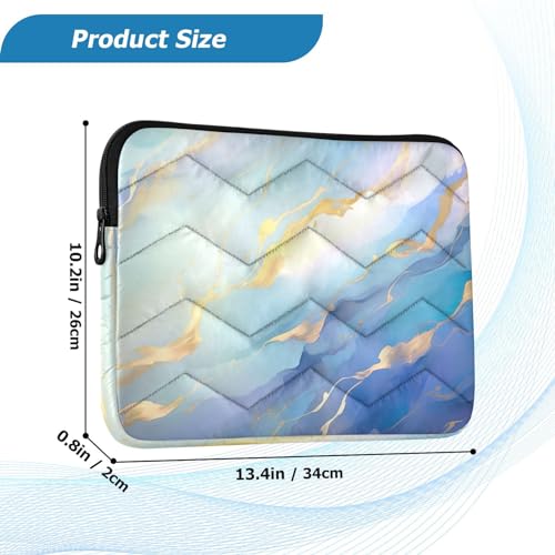 Funda Azul con Dorado para Laptop 13-14 Pulgadas miniatura 3