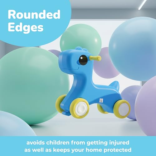Image of Lifelong Cuppy Horse Rideon for Kids 1+ Yrs|Sturdy, Round Edges Push Ride|Safe & Durable, Load Capacity 35kg|Indoor & Outdoor Play Toy Vehicle for Boys & Girls (LLCHR03)