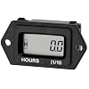 Runleader Digital Hours Counter,AC/DC 5V to 277V for Garden Tractor Generator Scooter Club Car Forklift Leaf Trimmer etc.