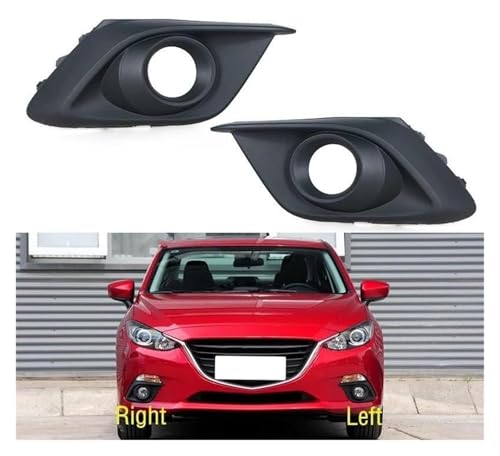 Bisel de faro antiniebla delantero Mazda 3 2014 2015 2016, rejilla de recambio 2