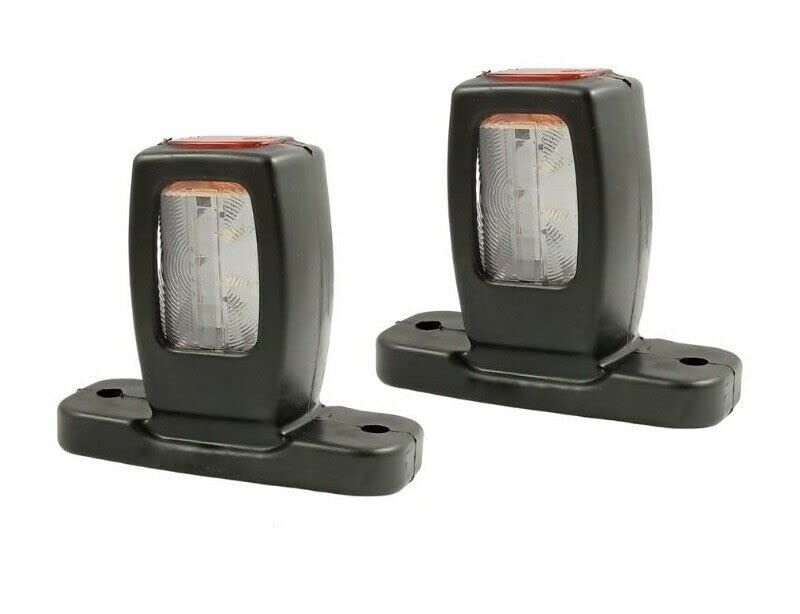 2x LED Positionsleuchte Begrenzungsleuchten 12/24V Paar Anhänger LKW PKW E20 eBa
