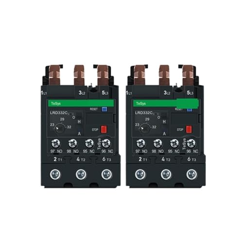 Relé térmico LRD350C con rearme manual automático para contactor LC1D
