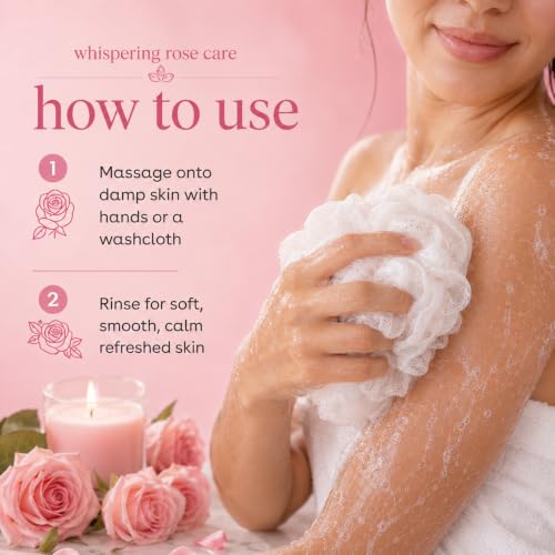 Image of Ginger Lily Farms Botanicals Body Wash, 128oz /4pk, Whispering Rose