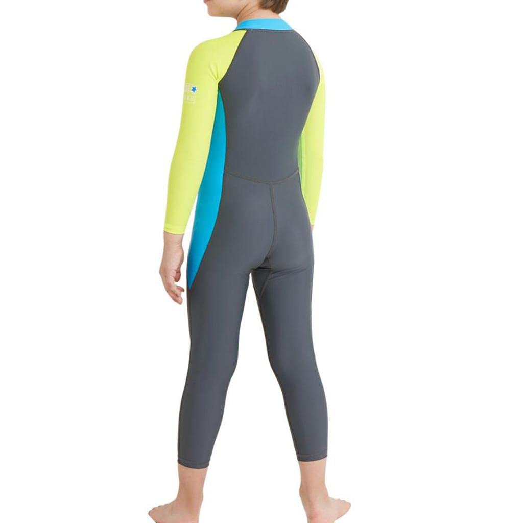 Costume Nuoto Bambini Ragazzi Bambine Unisex Progettato con Maniche Lunghe Tessuto Elastico E Traspirante Protezione dal Sole Adatto per Piscina Spiag