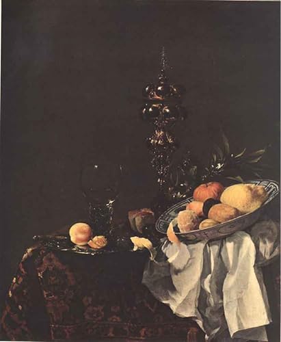 Peinture d'art d'affiche haut de gamme Willem Kalf et graffiti
