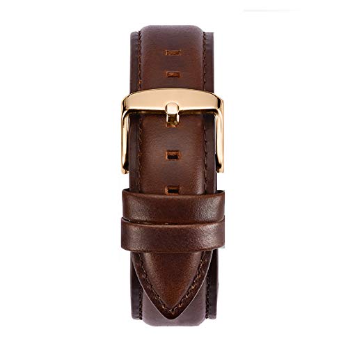 Uhrenarmband Kalbsleder Herren - Leder Uhrband Für Männer Herren Frauen, Kalbslederband, Leder Ersatzband Uhr, Kalbsleder Uhrenarmband Strap, Lederarmband Ersatband, Leather Watch Strap (19mm) Cover