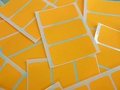 65x30mm Rectangular Colour Code Stickers - Packs of 45 Coloured Rectangle Sticky Labels - 30 Colours Available (Black)