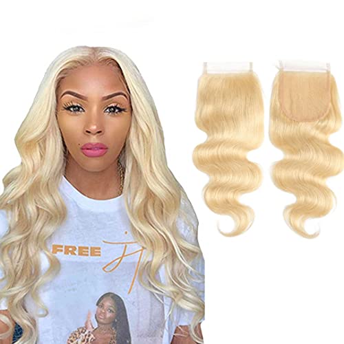 Forawme Pre Plucked 613 Top Closure Natural Hairline 5X5 12