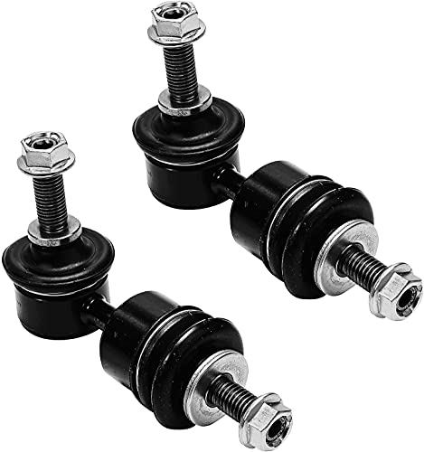 Image of Detroit Axle - Rear 4pc Shock Absorbers Kit for 2004-2009 Mazda 3, 2006-2015 5, 2 Shock Absorbers 2 Stabilizer Sway Bar End Links 2006 2007 2008 2009 Replacement