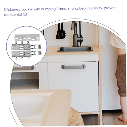 Betooky 1 Set Invisible Hanging Code Metal Hangers Inset Cabinet Hinges Damper For Cabinet Doors Door Hinges Garment Rack Heavy Duty Built-In Cabinet Damper Metal Wall Mount Hanger Closet #TOP3