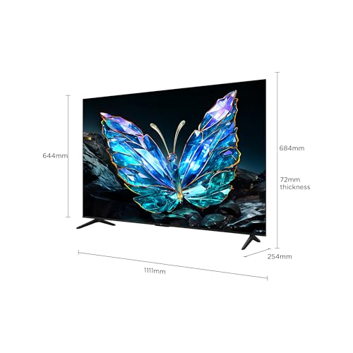 تلفزيون من تي سي ال بشاشة ٥٠ بوصة، بدقة 4K، موديل 50V6C، بتقنية HVA