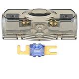 Block Car Fuse Box Holder Stereo Seats Voltage Exposure Safe Tool 60A 100A 150A 1Pcs(150A)