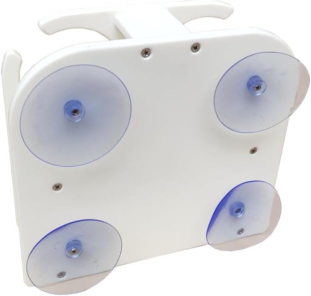 Brocraft Boat Dual Drink Holder with Storage Box, Marine Cup Holder Organizer with Suction Cups