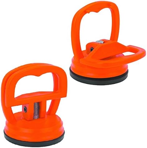 (Set of 2) 15 Lbs Capacity Each Suction Cups Pick Up Tool Grip Aid for Smooth Surfaces with Quick Release