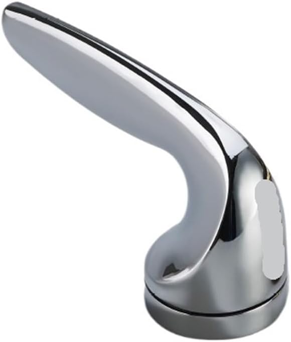 Simple zinc Alloy Indoor Silent Split Lock Bedroom Door Bathroom Door Handle Household Wooden Door Handle(D31 S932 Bright Chrome Silent)