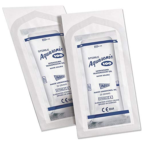 Gel pour ultrasons Aquasonic 100 Parker 48 sachets pour examens et soins quotidiens