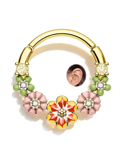 CM Crareesi Mania �L���[�g �Z�v�^�� �����O 316L �X�e�����X�X�`�[�� �Z�v�^�� �s�A�X �W���G���[ 16G 10mm ���f�B�[�X �f�C�X �C�������O �J���t�� �Z�v�^���W���G���[, ����, �L���[�r�b�N�W���R�j�A