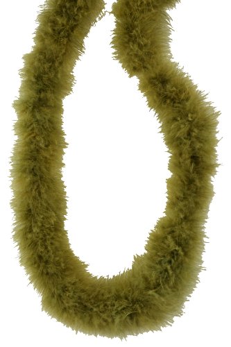 Touch Of Nature 37917 Fluffy Boa, Olive Green