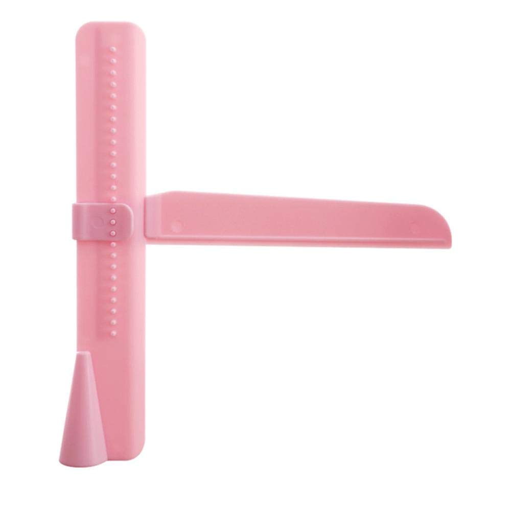Duorui Pink Cake Scraper Cake Icing Edge Smoother Buttercream Adjustable Plastic Flat Baking Decorating Tool