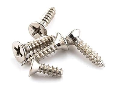 Hawk Eye Rust Proof Phillip Head Self Tapping Screws 2mm Diameter for Small Handmade Jewelry box And Furniture, Projects and DIY -500 pcs (Size M8x2 mm) (Silver)