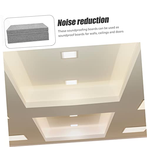 12 paneles acústicos de absorción de sonido para uso interior, tratamiento de paredes para reducción de ruido en estudios, oficinas y salas de cine en casa, fácil de instalar miniatura 7