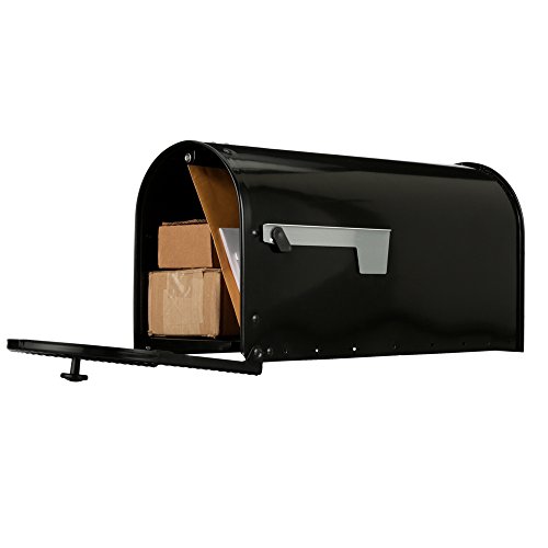 Gibraltar Mailboxes Em160B00 Edwards Rural Mailbox, Large, Black #TOP2