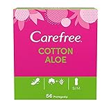 Diseño Perfect Fit Carefree Salvaslip Cotton Aloe 56 unidades 150 g - Pack de 5