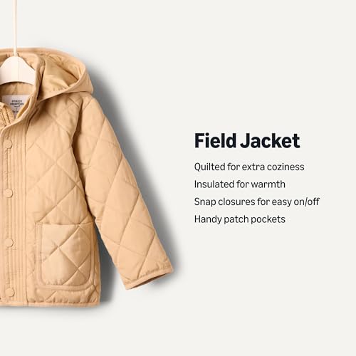 Image of Amazon Essentials x Sofia Grainge Unisex Toddlers and Babies' Hooded Insulated Midweight Field Jacket
