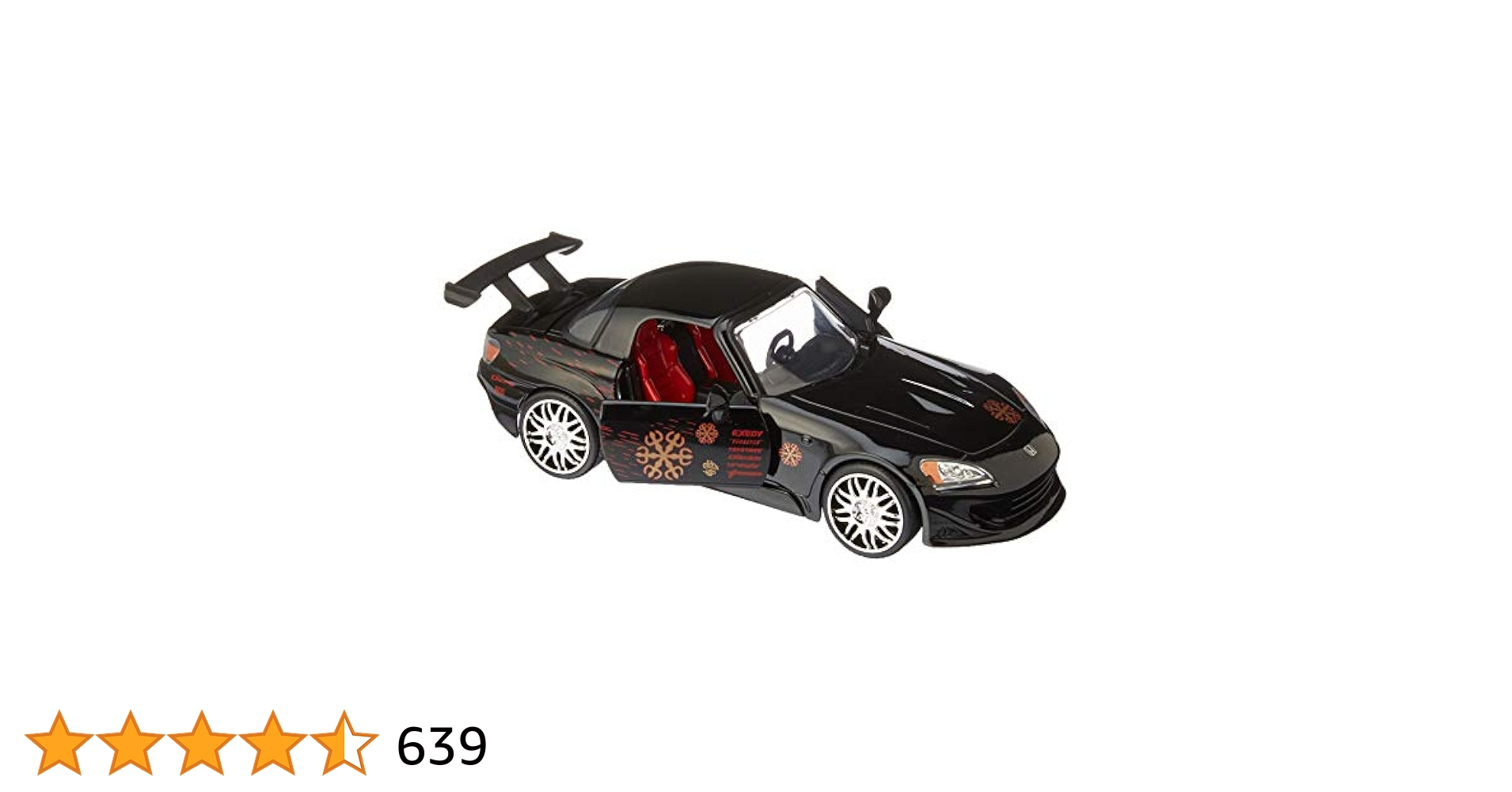 1:24ワイスピ JOHNNY&#39;S HONDA S2000 Amazon.com: Jada Toys Fast & Furious 1:24 Johnny's Honda