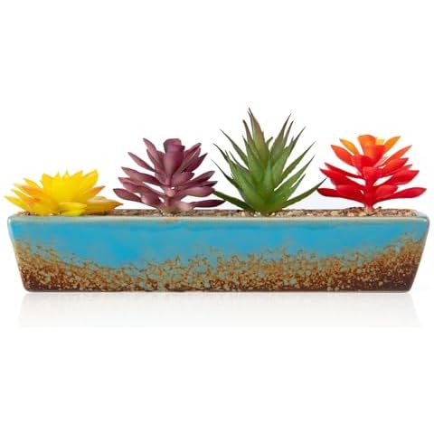 ARTKETTY Artificial Succulent Plants in Pots Cover