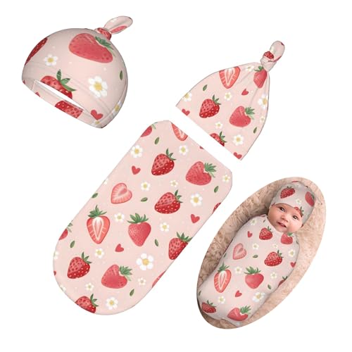 Image of 3D Print Food Newborn Swaddling Blanket Beanie Hat Funny Blanket Sleeping Bag New Born Sleep Sacks for Boys Girls