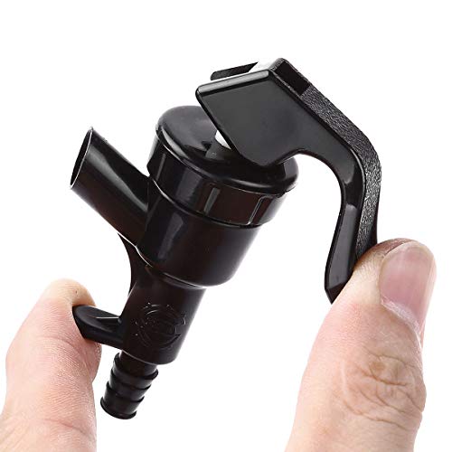 Kunststoff Picknick Wasserhahn Zapfen Fass Bier Zapfhahn Flüssigspender Zapfhahn Trennt Zapfen Fass Abfülleimer Zapfhahn Schwarz für Homebrew Barrel Fermenter Weinbier