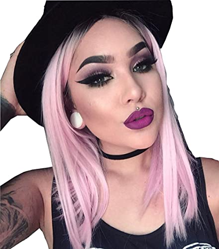 KAWA KANA ウイッグ ロング ミディアム セミロング フルウィッグ カール かつら グラデーション カラー レディーズ カツラ 女装 ウィッグ スイートパイ ロングヘアー 自然 小顔 耐熱 原宿系 ロリータ 日常