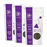 SA Japanese Green Tea Sen Cha Teabags, 20-Count (Pack of 3)