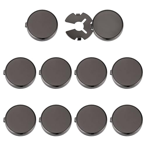 FINGERINSPIRE 5 pares cubrebotones para camisas de hombre 18MM miniatura 1