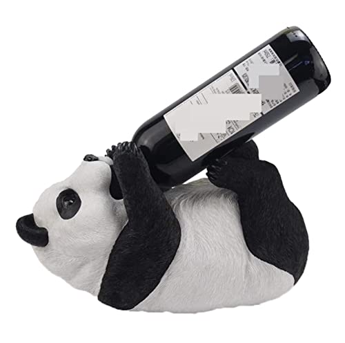 Soporte para botellas de vino creativo Panda multifunción miniatura 1