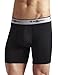 Champion Men's Tech Performance Boxer Brief, Black, Medium