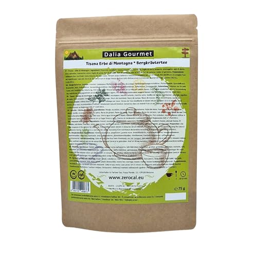 Kräutertee lose | Bergkräutertee 75 g | Premium Qualität | Glutenfrei | Laktosefrei | Vegan Kräutertee lose | Bergkräutertee 75 g | Premium Qualität | Glutenfrei | Laktosefrei | Vegan