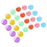 GRADENEVE Capsule di Plastica Rotonde Vuote Contenitori Creativi 55mm 50 Pezzi per Distributori Automatici Giocattolo la Conservazione e Decorazione della Casa