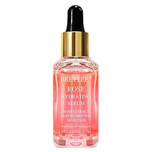 Rose-Face-Serum-BREYLEE-Hydrating-Serum-Moisturizing-Serum-Face-Serum-Hydrating-with-Hyaluronic-Acid-Alcohol-Free-Facial-Serum-for-Skin-Care17ml06fl-oz BREYLEE Rose Face Serum, Hydrating Serum Moisturizing Serum Face Serum Hydrating with Hyaluronic Acid Alcohol Free Facial Serum for Skin Care(17ml,0.6fl oz)