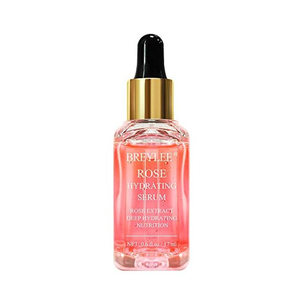 Rose-Face-Serum-BREYLEE-Hydrating-Serum-Moisturizing-Serum-Face-Serum-Hydrating-with-Hyaluronic-Acid-Alcohol-Free-Facial-Serum-for-Skin-Care17ml06fl-oz BREYLEE Rose Face Serum, Hydrating Serum Moisturizing Serum Face Serum Hydrating with Hyaluronic Acid Alcohol Free Facial Serum for Skin Care(17ml,0.6fl oz)