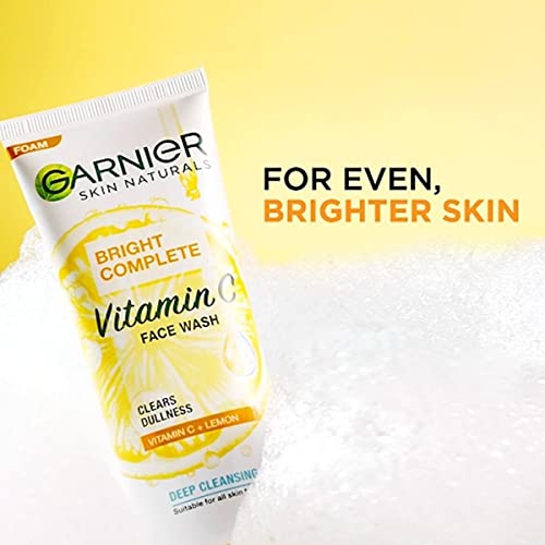 Image of Garnier Skin Naturals Bright Complete moisturizing Serum-Lotion 250ml & Garnier Bright Complete VITAMIN C Facewash, 150g