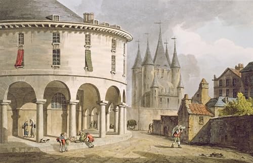 Toile Vue du Donjon Claude Nattes Peinture Moderne Salon Élégant 60x90
