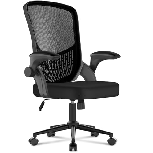 Naspaluro Ergonomic Office Chair, Mid-Back, Black