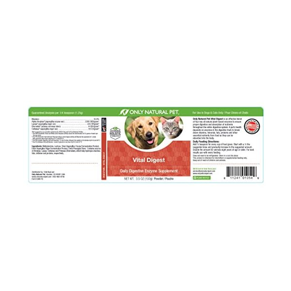Only Natural Pet Vital Digest Only Natural Pet Vital Digest