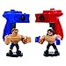 TOMY WWE Action Figures Battle Game Set with Handheld Controllers for Kids, Smash Brawler