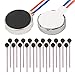 Small Vibration Motors 20PCS 10x3mm DC 3V Micro Mini Tiny Flat Coin Button-Type Vibrating Motors for Mobile Cell Phone Pager Tablet Household Appliances