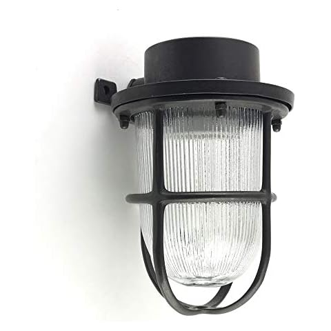 KsH and Co Apollon Black Oxide Brass Nautical Outdoor Wall Light Cover
