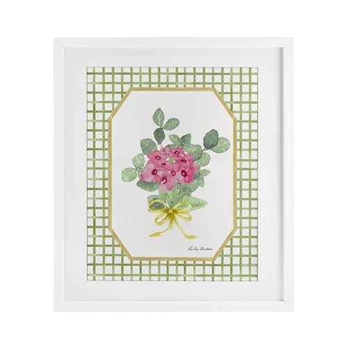 Affiche encadrée blanche cadre sous verre déco murale nature 40 cm